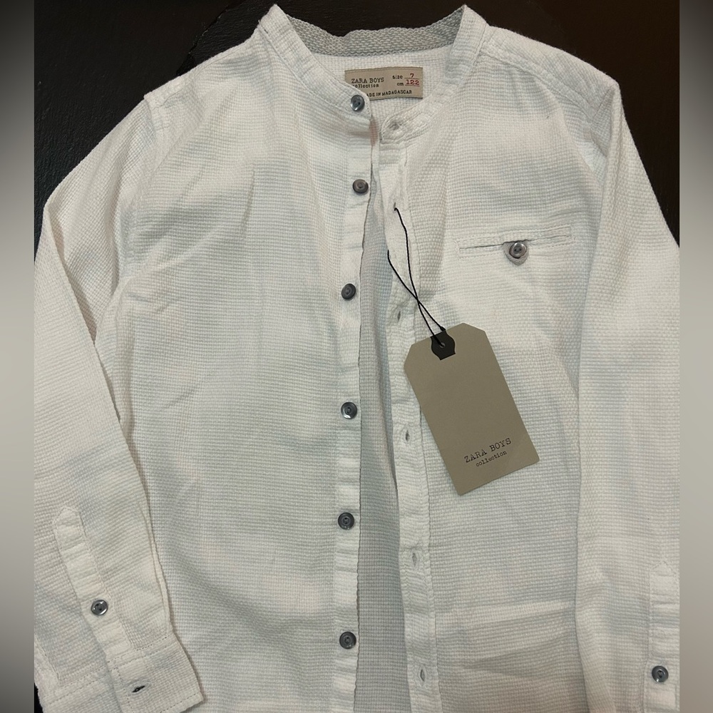 Zara Button Long Sleeve Shirt